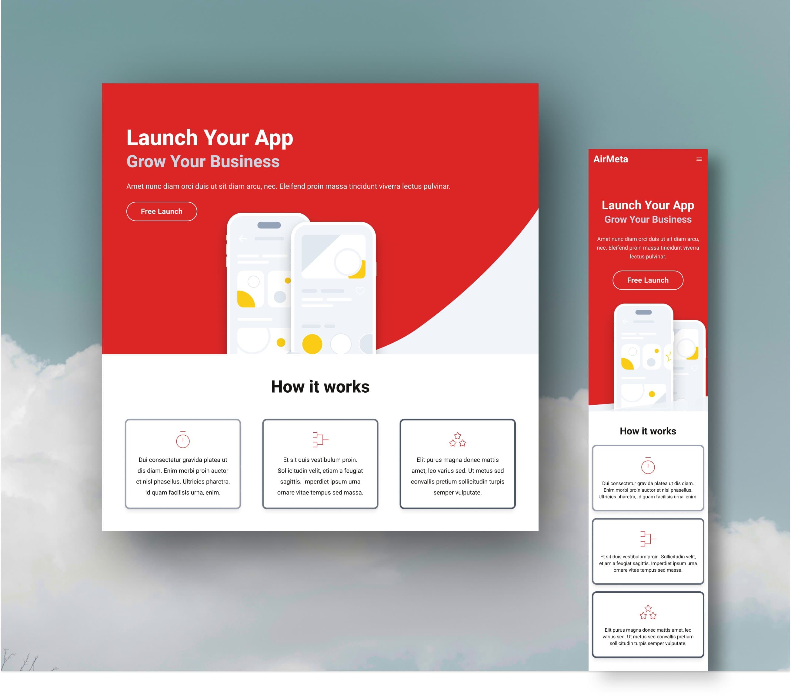 Mobile App preview